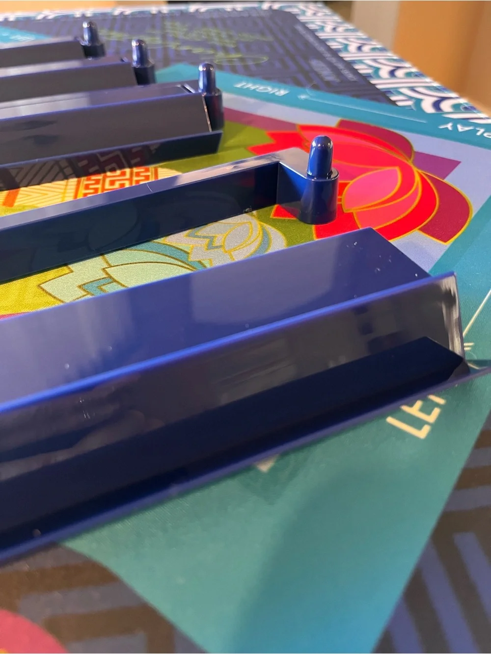 Mahjong Tile Racks w/ Pushers Jonathan Adler Navy Blue Solid 20